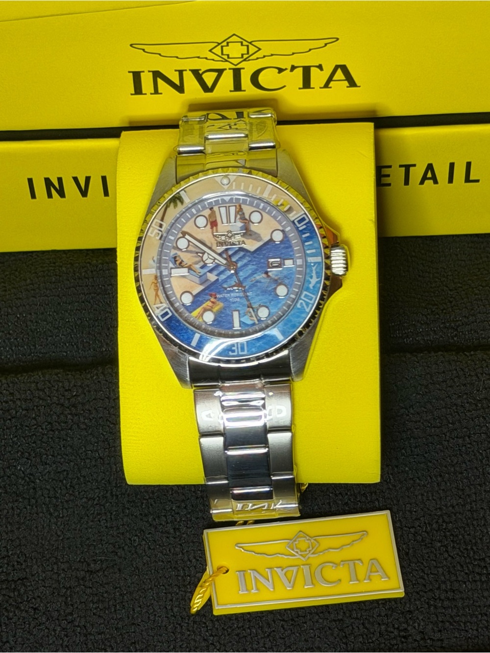 Invicta Pro Diver Vision From Above Watch, 43mm, Stainless Steel (51063)